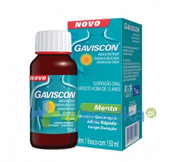 RECKITT BENCKISER (POLAND) S.A. Gaviscon o smaku miętowym zawiesina 150ml