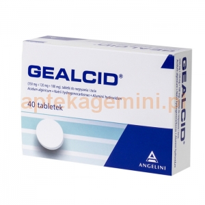 ANGELINI Gealcid, 40 tabletek