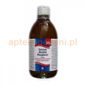 Aflofarm Gelatum Aluminii Phosphorici 4,5%, zawiesina, 250g