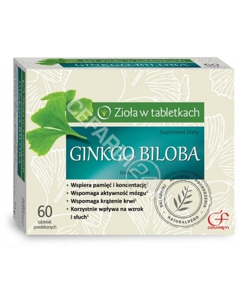 COLFARM Ginkgo biloba x 60 tabl powlekanych