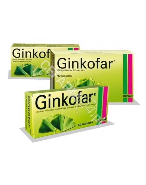 BIOFARM Ginkofar 40 mg x 20 tabl