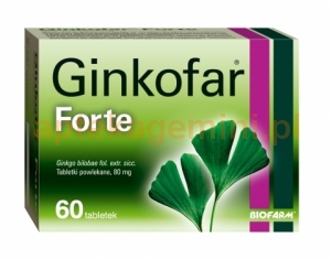 BIOFARM Ginkofar forte 80mg, 60 tabletek