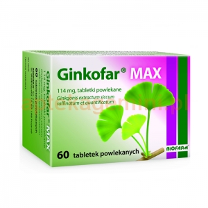 BIOFARM Ginkofar Max, 60 tabletek