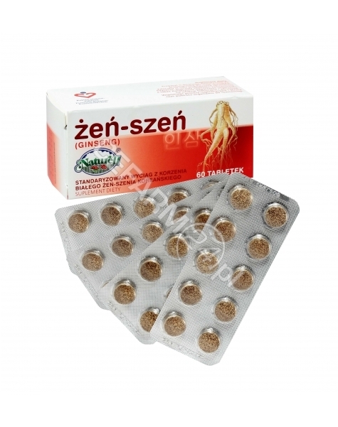 NATURELL Ginseng (żeń-szeń) 100 mg x 60 tabl