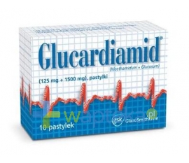 OMEGA PHARMA Glucardiamid, 10 pastylek do ssania