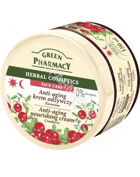 ELFA PHARM Green Pharmacy anti-aging krem odżywczy do twarzy żurawina 150 ml