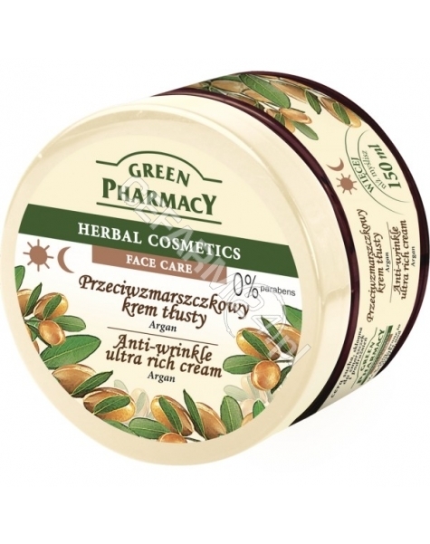 ELFA PHARM Green Pharmacy przeciwzmarszczkowy krem tłusty Argan 150 ml