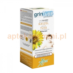 ABOCA GrinTuss Pediatric, syrop dla dzieci od 1 roku życia, 210g