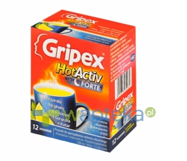 US PHARMACIA SP. Z O.O. Gripex HotActiv Forte 12 saszetka