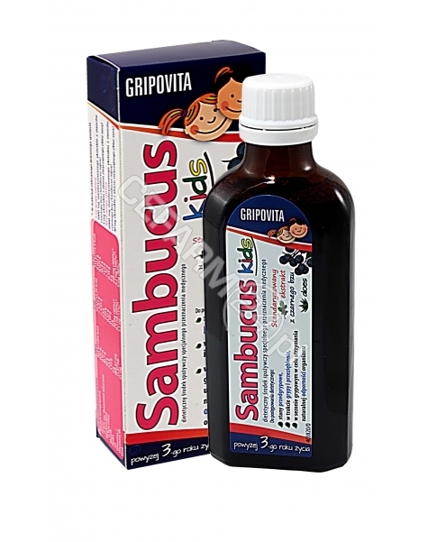 NATUR PRODUK Gripovita sambucus syrop 100 ml (data ważności <span class=