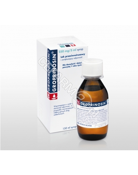 GEDEON RICHT Groprinosin 50 mg/ml syrop 150 ml
