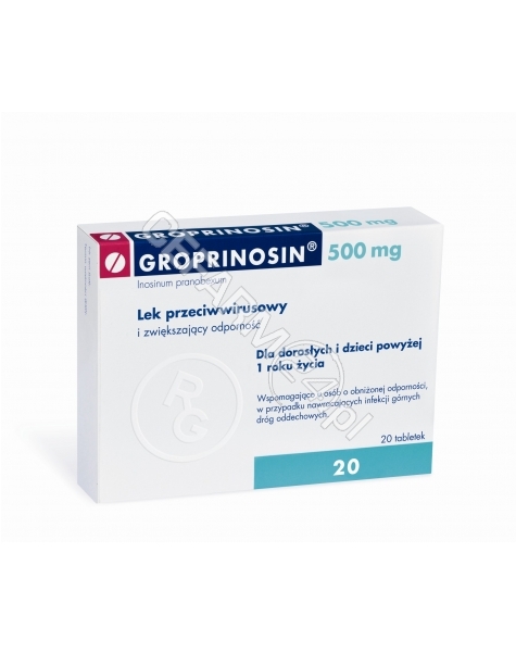 GEDEON RICHT Groprinosin 500 mg x 20 tabl