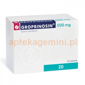 GEDEON RICHTER Groprinosin 500mg, 20 tabletek