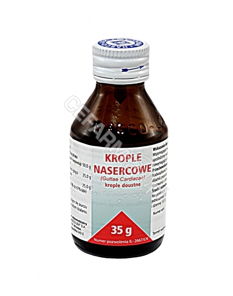 HASCO-LEK Guttae cardiacae - krople nasercowe 35 g (hasco-lek)