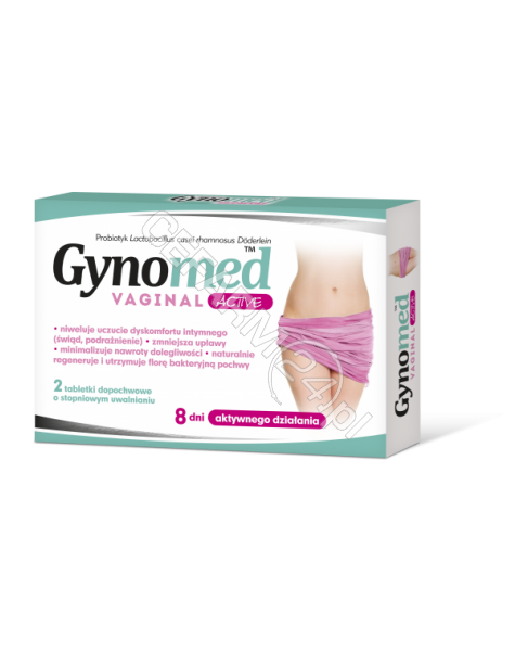 SEQUOIA Gynomed vaginal active x 2 tabl dopochwowe