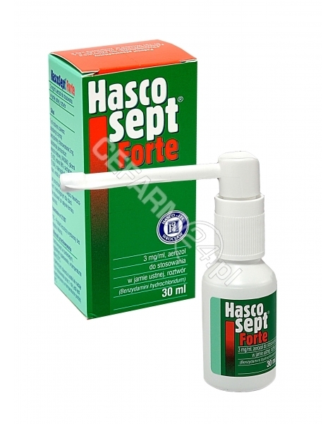 HASCO-LEK Hascosept forte 3 mg/ml aerozol do stosowania w jamie ustnej 30 ml