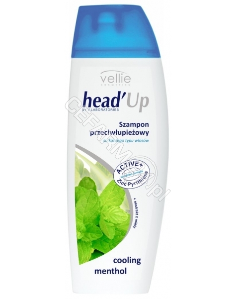 V.LABORATORIES Head'up szampon przeciwłupieżowy do każdego typu włosów Cooling Menthol 300 ml