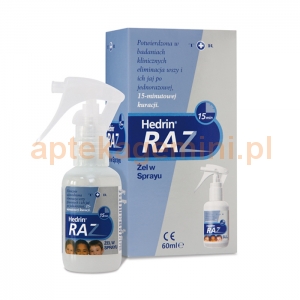 SOLPHARM Hedrin Raz, żel w sprayu, 60ml