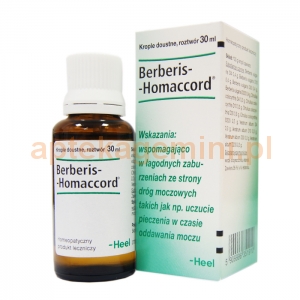 HEEL HEEL, Berberis-Homaccord, krople doustne, 30ml