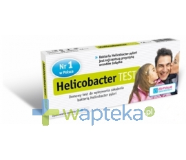 HYDREX PRZED.TECH.HANDL. Helicobacter Test wykrywa obecność przeciwciał bakterii pylori 1 sztuka HYDREX