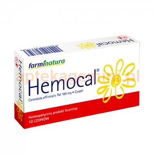 FARMINA Hemocal, 10 czopków