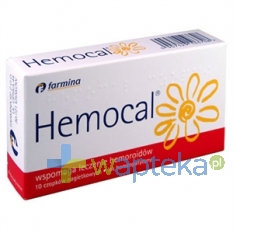 FARMINA SP. Z O.O. Hemocal czopki przeciw hemoroidom 10 szt