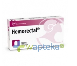 GLAXO WELLCOME S.A. Hemorectal 10 czopków doodbytniczych