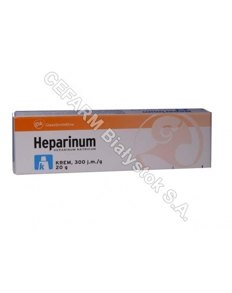 GLAXOWELLCOM Heparinum 30 000 j.m krem 20 g