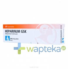GLAXO WELLCOME S.A. Heparinum krem 20 g