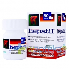 TEVA KUTNO S.A. Hepatil 0,15g 80 tabletek