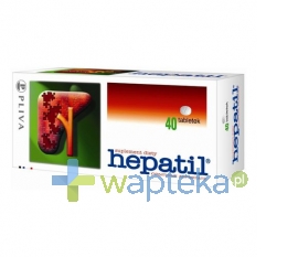TEVA KUTNO S.A. Hepatil 40 tabletek