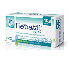 TEVA KUTNO S.A. Hepatil Detox 40 kapsułek