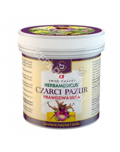 HERBAMEDICUS Herbamedicus Czarci pazur balsam ziołowy z rutyną i ziołami 250 ml