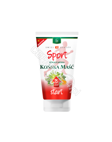 HERBAMEDICUS Herbamedicus końska maść szwajcarska SPORT - START 150 ml