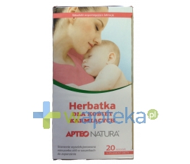 SYNOPTIS PHARMA SP. Z O.O. Herbatka dla kobiet karmiących APTEO NATURA 20 saszetek