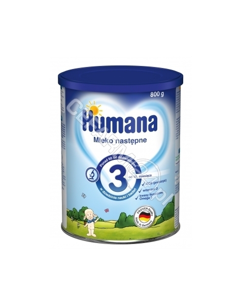HUMANA Humana 3 mleko następne 800 g