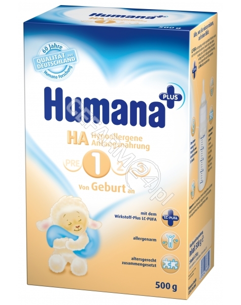 HUMANA Humana ha 1 plus premium z lc-pufa 500 g