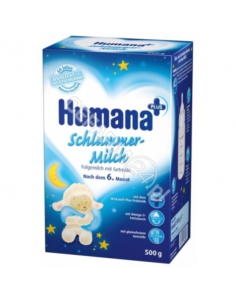 HUMANA Humana na dobranoc premium z prebiotykiem 500 g