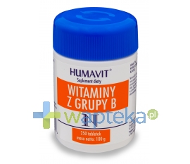 VARIA SP. Z O.O. Humavit N Witaminy z grupy B 250 tabletek