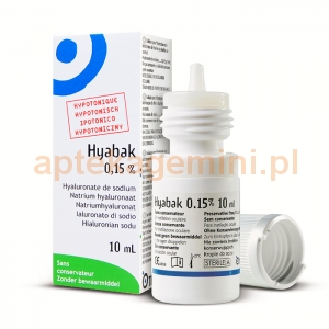 THEA Hyabak, hypotoniczny, krople do oczu, 10ml