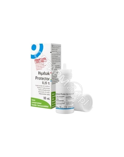 PHARM SUPPLY Hyabak protector nawilżające krople do oczu 10 ml