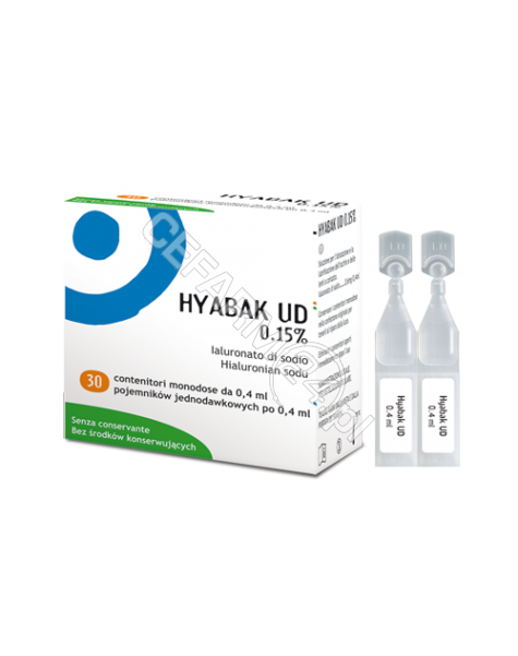 THEA Hyabak UD krople do oczu 0,15% 0,4 ml x 30 minimsów