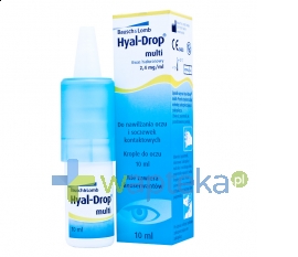 DR. GERHARD MANN CHEM-PHARM FABRIK GMBH Hyal drop multi krople do oczu 10 ml