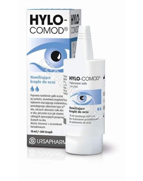 URSAPHARM ARZNEMITTEL GMBH Hylo-Comod krople do oczu 10 ml