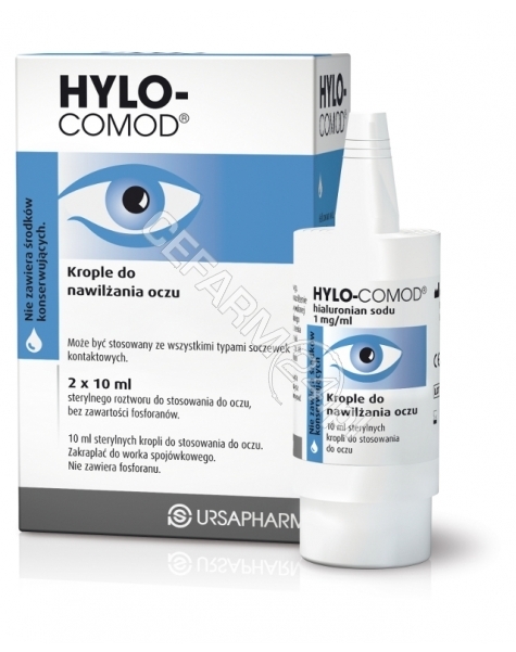 URSAPHARM Hylo-comod krople do oczu 2 x 10 ml