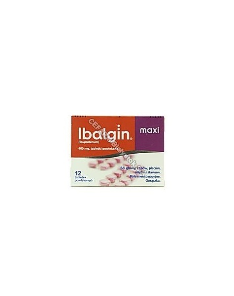 ZENTIVA Ibalgin maxi 400 mg x 24 tabl powl