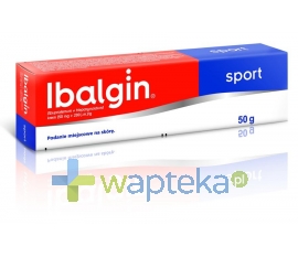 ZENTIVA A.S. PRAHA Ibalgin Sport krem 50ml