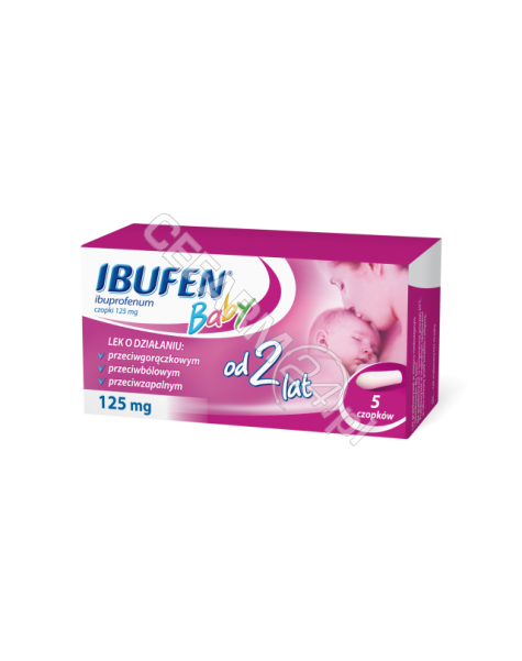 POLPHARMA Ibufen Baby 125 mg x 5 czopków