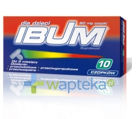 HASCO-LEK PPF Ibum dla dzieci 60mg 10czopków