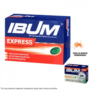 HASCO-LEK Ibum Express 400mg, 36 kapsułek (Forte Minicaps)